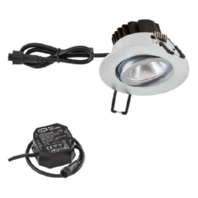 LED-Deckeneinbauleuchte 4000K IP65 chr-mt PC650N61540