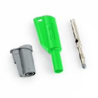 Stecker 4mm, gr�n 1066-IECV