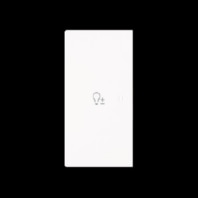 Wippe 2-fach links m. Sym. Dimmer 6234-21-44M