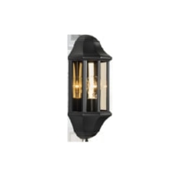 Wandleuchte E27 schwarz