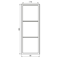 Rahmen 3-fach vert fonce LCZ 983 BF219