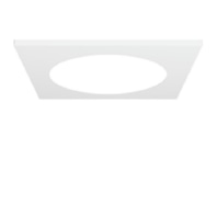 Einbaurahmen M625 wei 982925.002