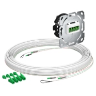 LC-Quad Optic data outlet white 4250030