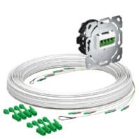 LC-Quad Optic data outlet white 4250037