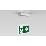 Rettungszeichenleuchte 1h, Wireless, wei AXDC401WL