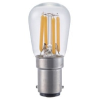 LED-Birnenformlampe Ba15d 925, klar, dimmbar 31691