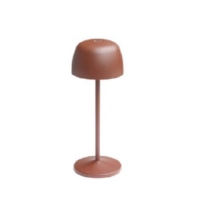 LED-Akkutischleuchte 3000 K rostbraun 65401123