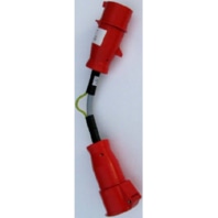 Differenzstromadapter CEE 32A, fr Schutzleiter CEE32A DS-Adapter