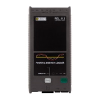 Leistungs-Energierecorder ohne Stromwandler PEL 112