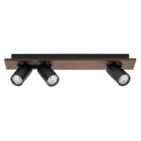 Deckenleuchte 3xGU10 schwarz Decor 4058075828087