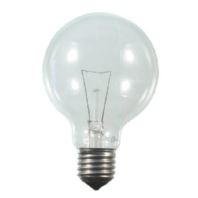 Globelampe D95mm E27 230V 25W klar 41903