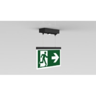 LED-Rettungszeichenleuchte ZB + ML, anthrazit AMDT009ML-AZ