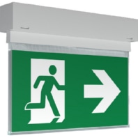Sign luminaire single/double-sided KAXU009ML