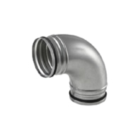 Bend round air duct 100mm 159304