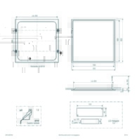 Ceiling-/wall luminaire BPSU620125