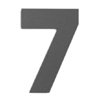 Label for house no. luminaire GHN-7 anthrazit
