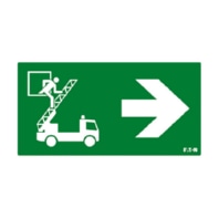 Insert sheet/plate for emergency FT2EWEC-PICTO-RWR