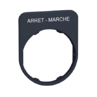 Schildtr�ger 40x50mm ARRET-MARCHE 30mm ZBYFP2166