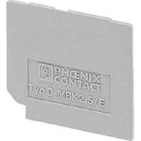 End/partition plate for terminal block D-MBK/E
