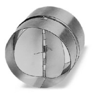 Rohrr�ckschlagklappe DN100 Kunststoff RSK 100