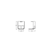 Optical accessory for luminaires HQLLEDP2000 LP.SHADE