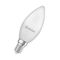 LED candle lamp E14 827, frosted LCB40PCR4.9W827FRE14