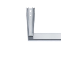 Betoneinbau-EckKanal silber