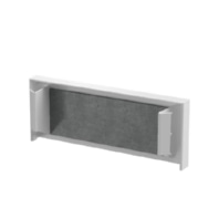 Endstck m Brandschutzgewebe PLM EP 0410 RW