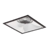 LED-Einbaudownlight 230V 3500K, quadratisch