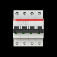Miniature circuit breaker 4-p D1A S204MT-D1