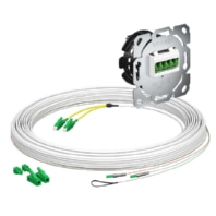 LC-Quad Optic data outlet white 4250020