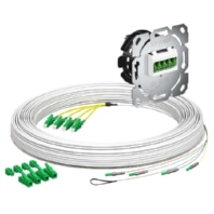 LC-Quad Optic data outlet white 4250027
