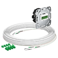 LC-Quad Optic data outlet white 4250032
