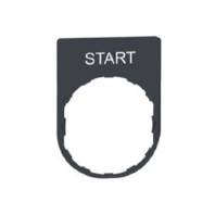 Legend plate for control circuit devices ZBYP2303