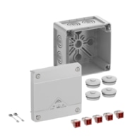 Surface mounted box 102x102mm Abox Pro 040-4�