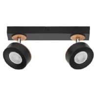 LED-Spotstrahler 2 Spots, schwarz Decor #4058075833418