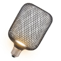 LED decorative lamp E27, 827, black DLFL.Q100BL3.5W827F