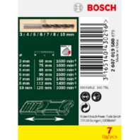 Holzbohrer-Set Mini-X-Line 2607019580