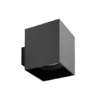 Wall-mounted module square black 45204180