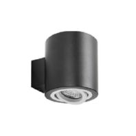 Wall-mounted module round black/white 45206560
