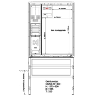 Zhlerschrank 1 Zhler 25.00.1P11Gr.2-1300