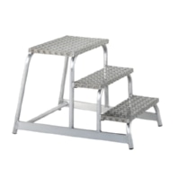 Aluminium Maschinentritt starr, 1 Stufe 46201