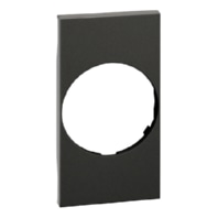 Cover plate for Socket outlet black KG04