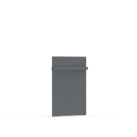 Badinfrarotheizung, Metall grau 62x90cm 350W LAVABATH3PURE-350-NA