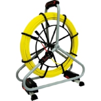 Profi-Set Glasfaserstab Runpolig 6mm RG6 40m 10059