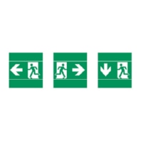 Sticker for emergency luminaire 40071351924