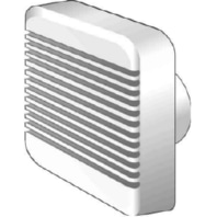 Small-room ventilator flush mounted HV 100 Z