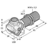 Inductive proximity switch 15mm BI15U-EM30WDTC-AP6X