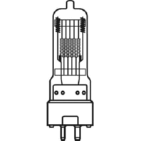 Halogen-Netzspannungslampe 650W GY9,5 64717 230V