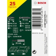 Schrauberbit-Set Mini-X-Line,V25 2607019676